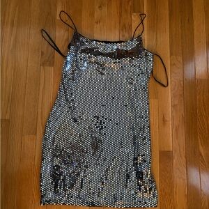 Y2K Slip Sequin Dress